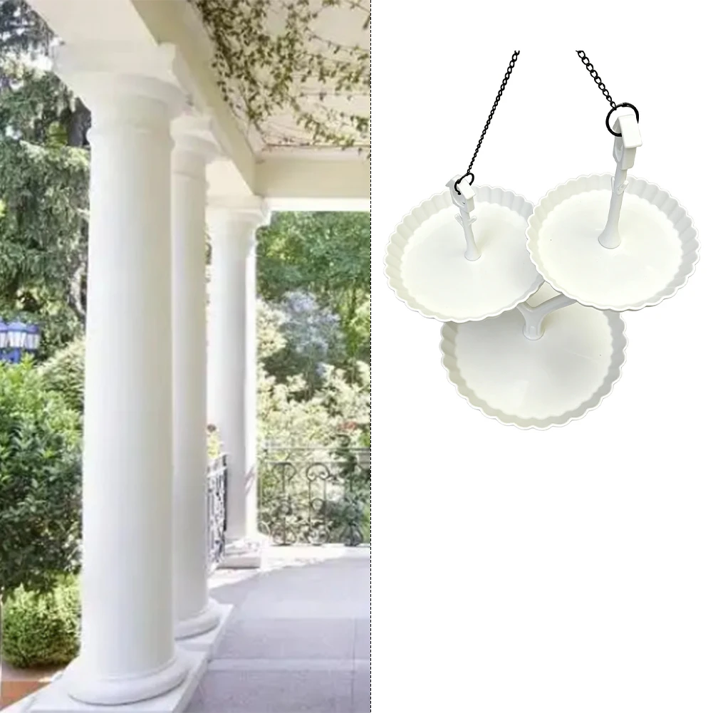 White Plastic Hanging Bird Feeder Outdoor Garden Wild Bird Food Station For Backyard Patio Wildlife Watching Decoration Tool
White Plastic Hanging Bird Feeder Outdoor Garden Wild Bird Food Station For Backyard Patio Wildlife Watching Decoration Tool