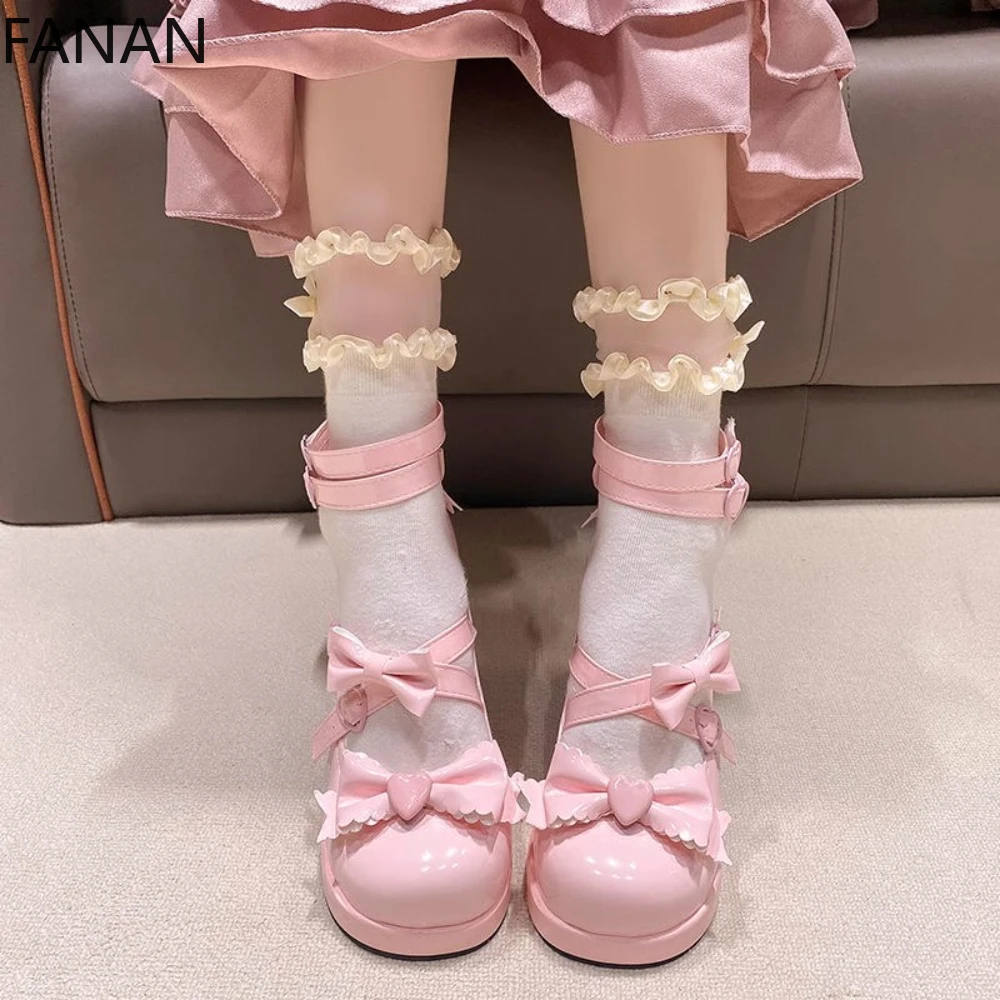 2025 New Lolita High Heels Women Mary Jane Pink Platform Leather Shoes Summer Elegant Princess Heightening Dress Single Shoes 
2025 New Lolita High Heels Women Mary Jane Pink Platform Leather Shoes Summer Elegant Princess Heightening Dress Single Shoes