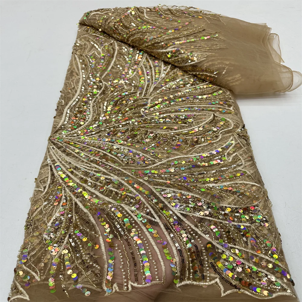 French African Laces Fabrics 2023 With Beaded High Quality Sequins Embroidery For Women Wedding Nigerian Lace Mesh Fabric TC2707
French African Laces Fabrics 2023 With Beaded High Quality Sequins Embroidery For Women Wedding Nigerian Lace Mesh Fabric TC2707
