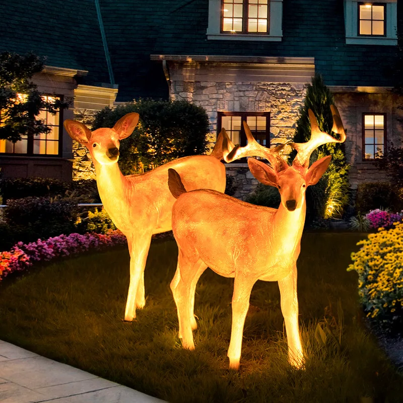Luminous deer light simulation sika deer animal modeling landscape garden light outdoor lawn grass decoration elk light
Luminous deer light simulation sika deer animal modeling landscape garden light outdoor lawn grass decoration elk light