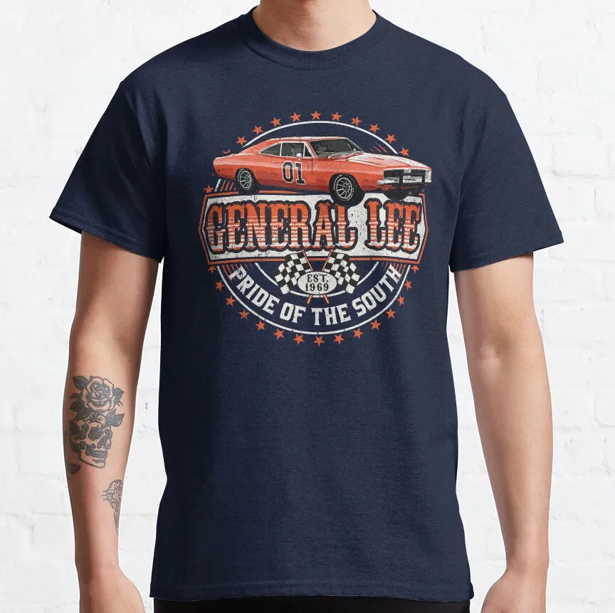 General Lee Pride of The South Vintage 70s Tv The Dukes of Hazzard Graphic T Shirts Mens Large Size Adult Tops S-4XL
General Lee Pride of The South Vintage 70s Tv The Dukes of Hazzard Graphic T Shirts Mens Large Size Adult Tops S-4XL