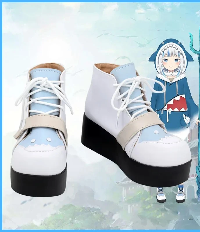 New Anime Game Shoes Vtuber Hololive Gawr Gura Cosplay Boots Halloween Party Accessories Customization
New Anime Game Shoes Vtuber Hololive Gawr Gura Cosplay Boots Halloween Party Accessories Customization