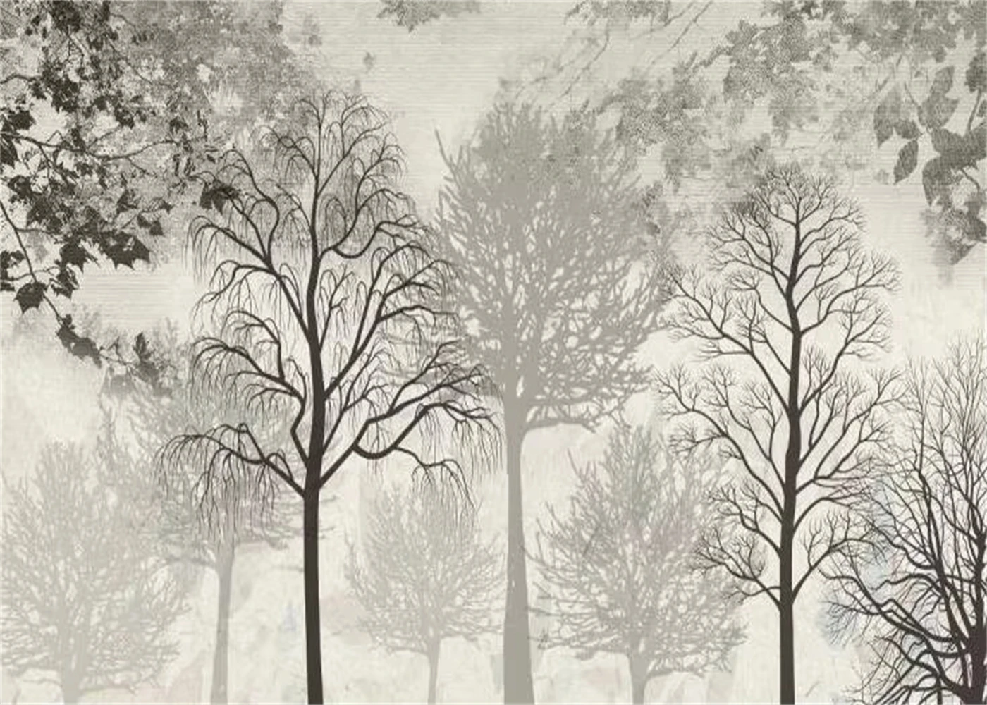 Custom wallpaper black and white branch mural tapestry living room bedroom background wall painting retro branch 3d wallpaper
Custom wallpaper black and white branch mural tapestry living room bedroom background wall painting retro branch 3d wallpaper