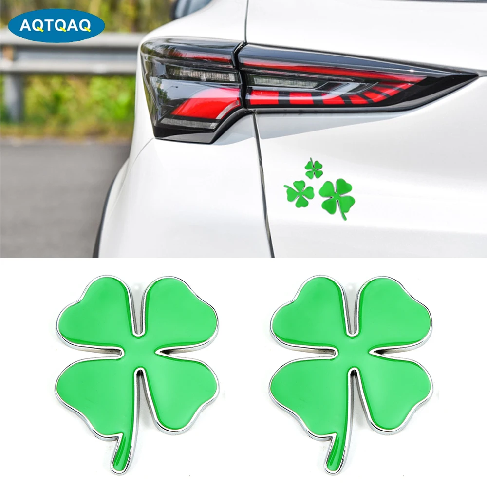 Four Leaf Clover Styling 3D Metal Car Sticker Badge Green Lucky Clover Emblem Sticker for Skoda Chevrolet Alfa Romeo Volvo Ford
Four Leaf Clover Styling 3D Metal Car Sticker Badge Green Lucky Clover Emblem Sticker for Skoda Chevrolet Alfa Romeo Volvo Ford