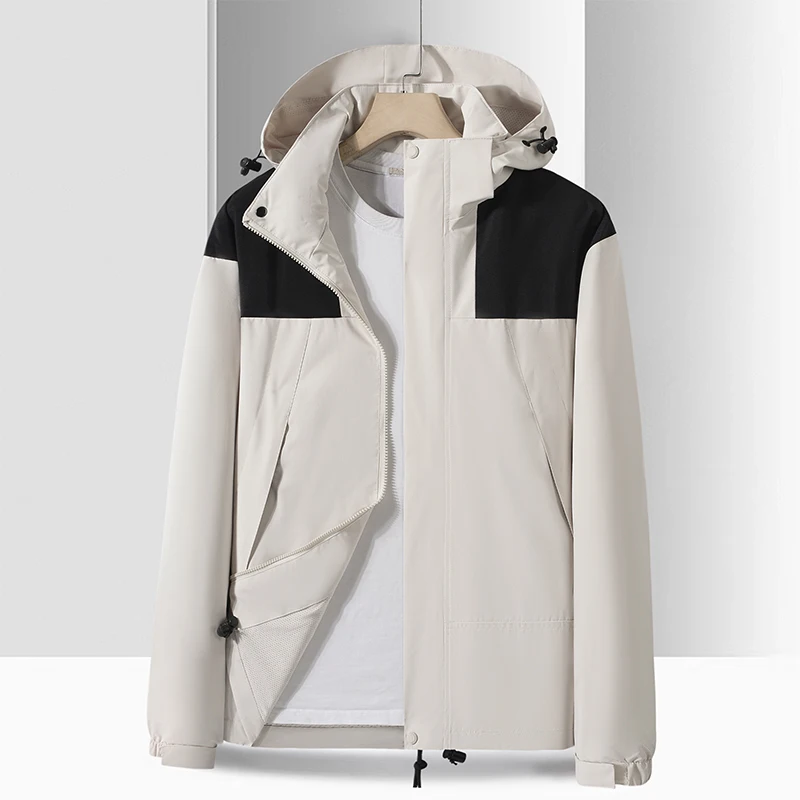 Hooded Single-layer Jackets Design Version Loose Fashion All-weather Waterproof Fabric Breathable Comfort Anti-scratch Wear Coat
Hooded Single-layer Jackets Design Version Loose Fashion All-weather Waterproof Fabric Breathable Comfort Anti-scratch Wear Coat