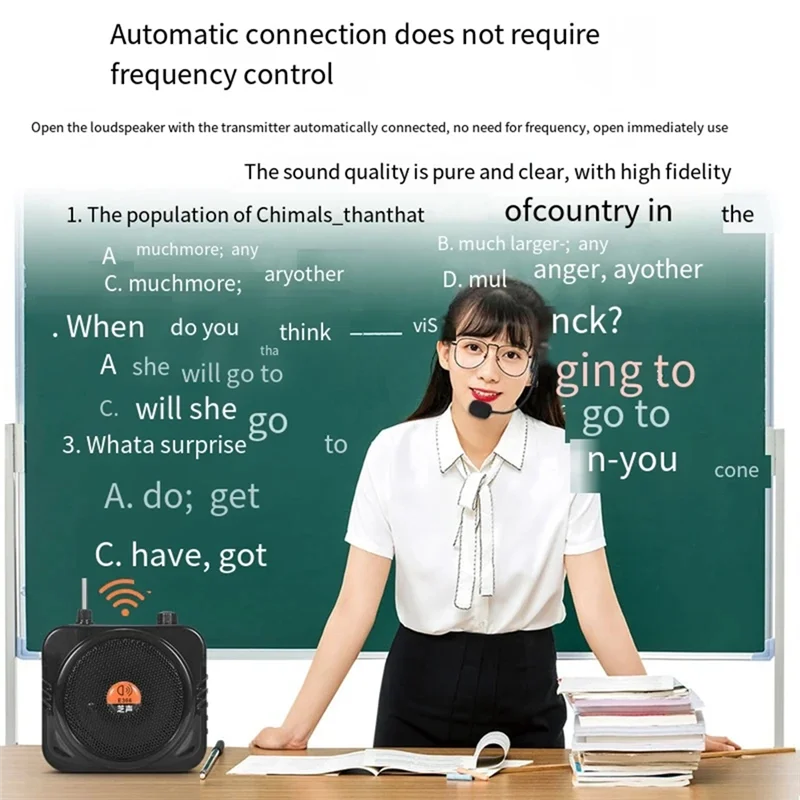 AS95-2.4G Wireless Microphone Bluetooth Speaker Teacher's Classroom Amplifier Speaker Tour Guide's Amplifier TF Card EU PLUG
AS95-2.4G Wireless Microphone Bluetooth Speaker Teacher's Classroom Amplifier Speaker Tour Guide's Amplifier TF Card EU PLUG
