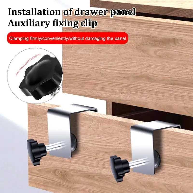 1Pc New Steel Drawer Front Installation Clamps Woodworking Jig Cabinet Tool Home Furniture Accessories Drawer Panel Clips Tools
1Pc New Steel Drawer Front Installation Clamps Woodworking Jig Cabinet Tool Home Furniture Accessories Drawer Panel Clips Tools