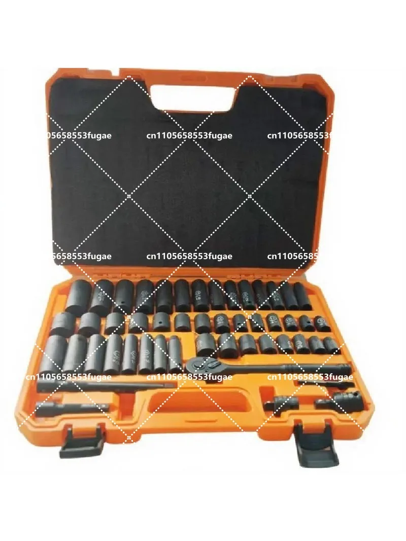 50-Piece Impact Socket Set with 3/8-Inch Universal Joint, Ratchet Wrench Handle & Extension Rod
50-Piece Impact Socket Set with 3/8-Inch Universal Joint, Ratchet Wrench Handle & Extension Rod
