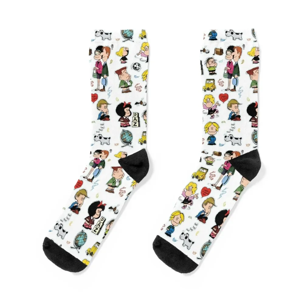Mafalda and her characters Socks FASHION men cotton high quality Socks For Man Women's
Mafalda and her characters Socks FASHION men cotton high quality Socks For Man Women's