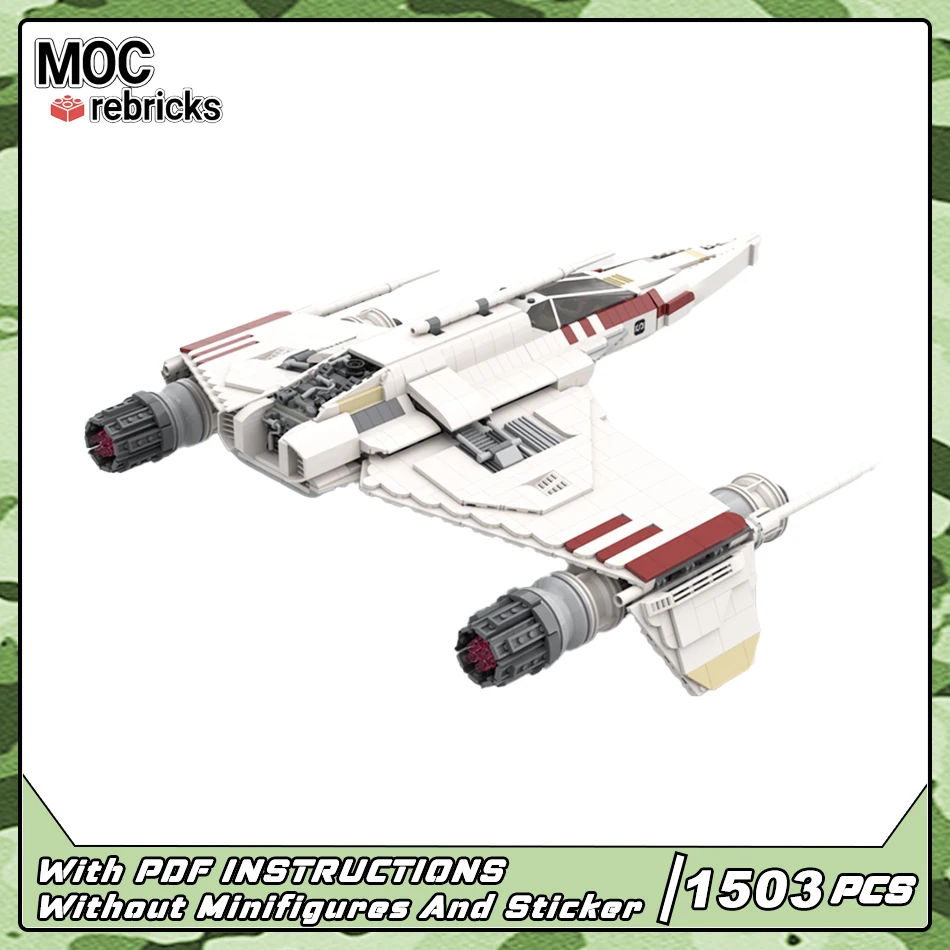 Space War Movie Series MOC E-Wing Starfighter Building Block Model Spaceship DIY Set Kids XMAS Gift Educational Bricks Toys
Space War Movie Series MOC E-Wing Starfighter Building Block Model Spaceship DIY Set Kids XMAS Gift Educational Bricks Toys