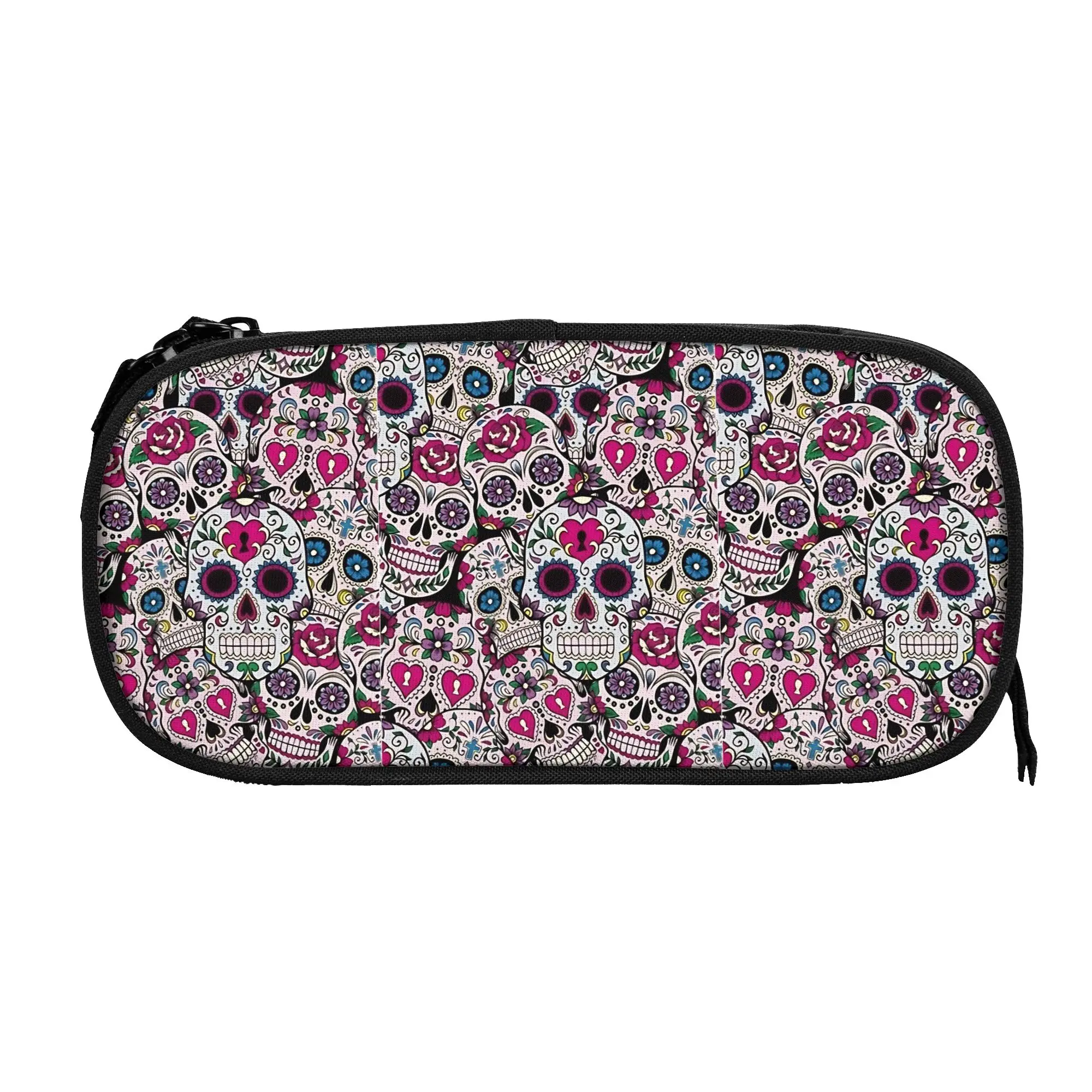 1 piece Stylish Pink Sugar Skull Pattern Pencil Case Student Pen Bag Skull School Stationery Bag
1 piece Stylish Pink Sugar Skull Pattern Pencil Case Student Pen Bag Skull School Stationery Bag