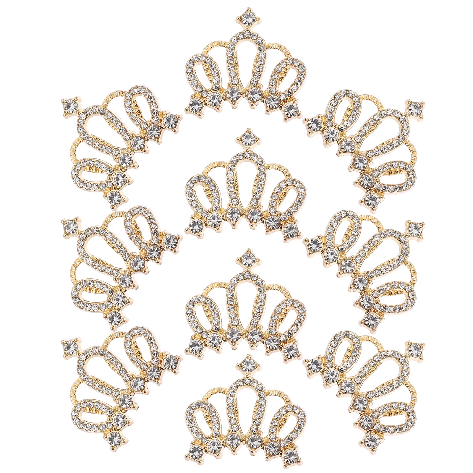 10pcs Crown Hair Accessories Material Durable Alloy Ornaments For Diy Hairpin Decor Crystal Headdress Garment Accessory Jewelry 
10pcs Crown Hair Accessories Material Durable Alloy Ornaments For Diy Hairpin Decor Crystal Headdress Garment Accessory Jewelry