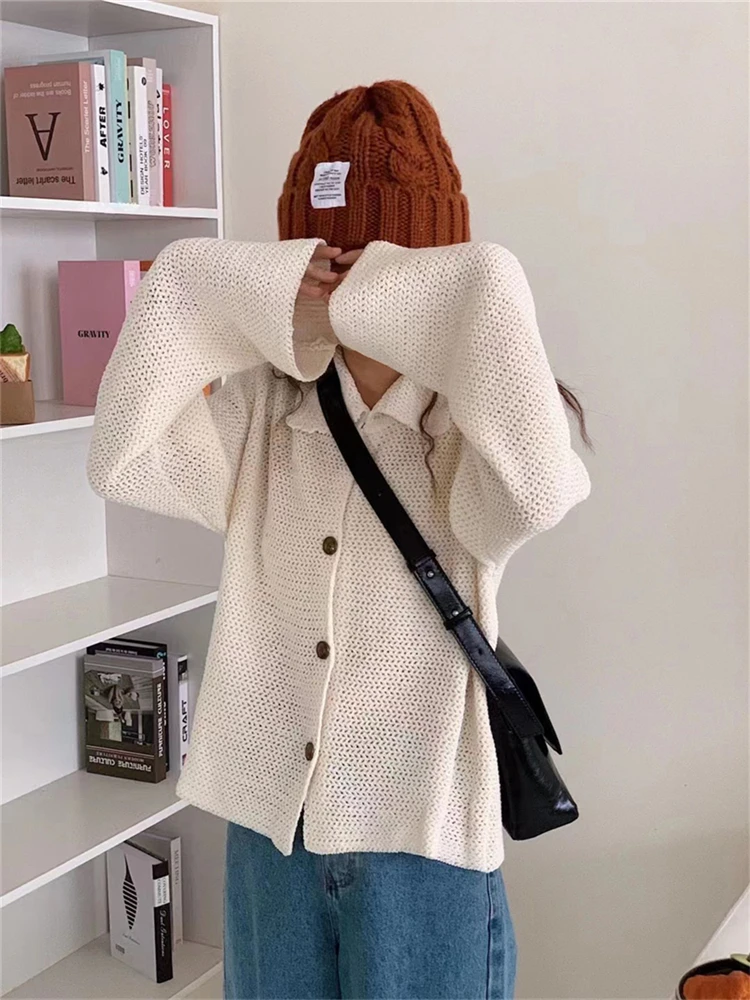 Winter Women Sweater Knitted Cardigan Oversize Girls Sweater Woman Cashmere Pullover Tops Long Sleeve Maxi Vintage Y2k Thin
Winter Women Sweater Knitted Cardigan Oversize Girls Sweater Woman Cashmere Pullover Tops Long Sleeve Maxi Vintage Y2k Thin