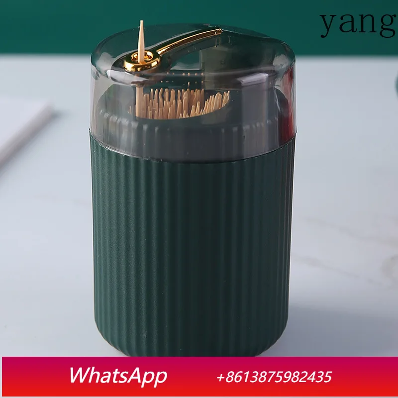 LTT household press-type automatic pop-up toothpick box creative storage box toothpick bucket
LTT household press-type automatic pop-up toothpick box creative storage box toothpick bucket