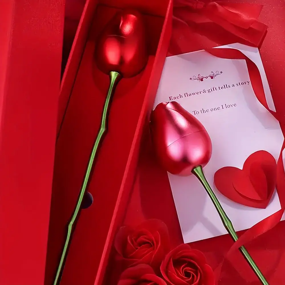 Romantic Simulation Rose Ring Box Red Pendant Packaging Gift Display Box Portable Velvet Wedding Ring Storage Box
Romantic Simulation Rose Ring Box Red Pendant Packaging Gift Display Box Portable Velvet Wedding Ring Storage Box