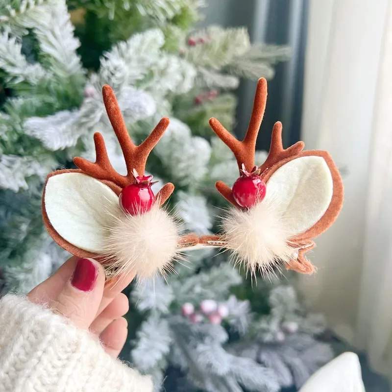 2Pcs Cute Christmas Hairpin Girls Cartoon Christmas Deer Ear Hairpin Hair Accessories Kids Christmas Headwear Ornaments
2Pcs Cute Christmas Hairpin Girls Cartoon Christmas Deer Ear Hairpin Hair Accessories Kids Christmas Headwear Ornaments