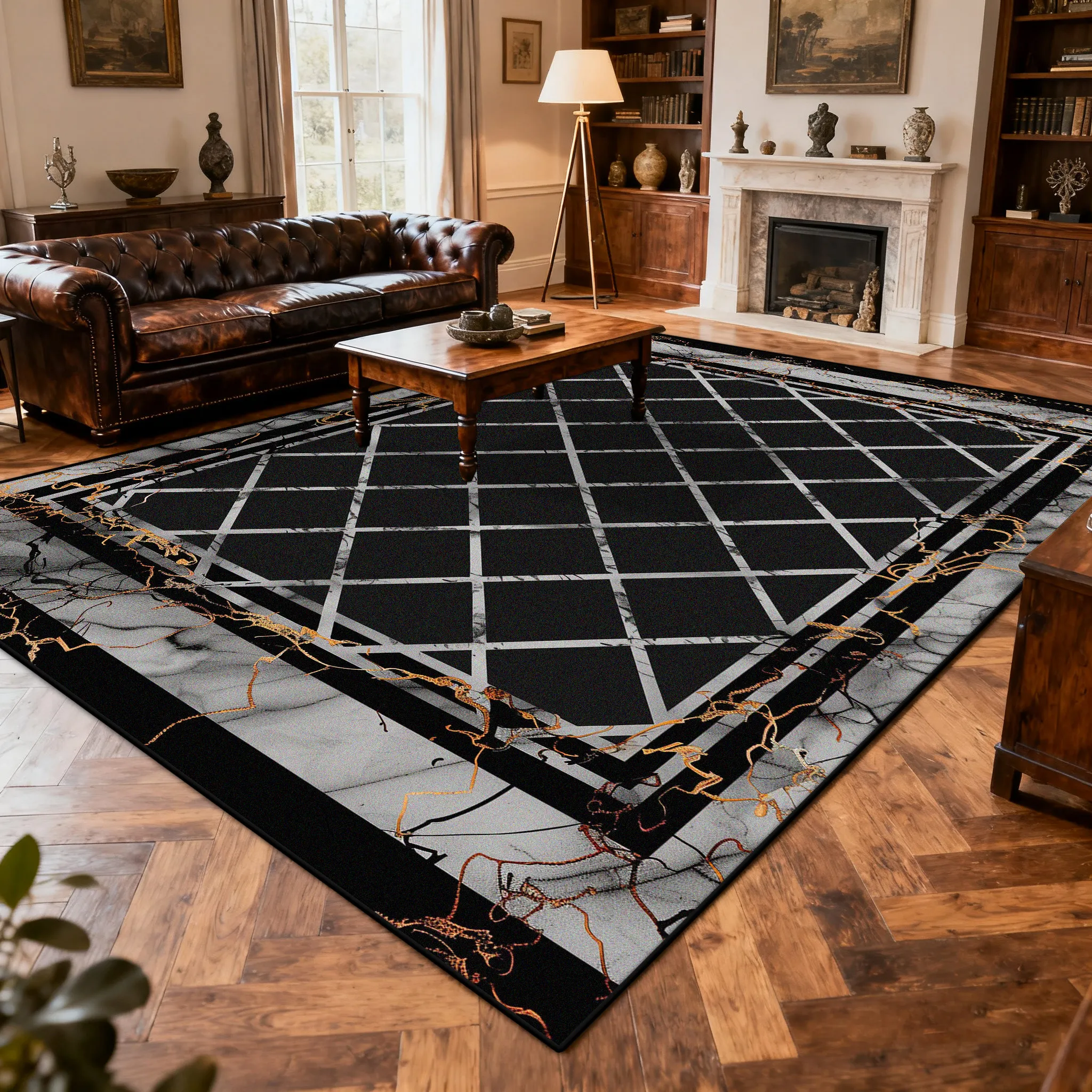 Chinese Marble Luxury Washable Living Room Carpet Decoration Bedroom Fluffy Classical Rug Non-slip Short Velvet Large Floor Mats
Chinese Marble Luxury Washable Living Room Carpet Decoration Bedroom Fluffy Classical Rug Non-slip Short Velvet Large Floor Mats