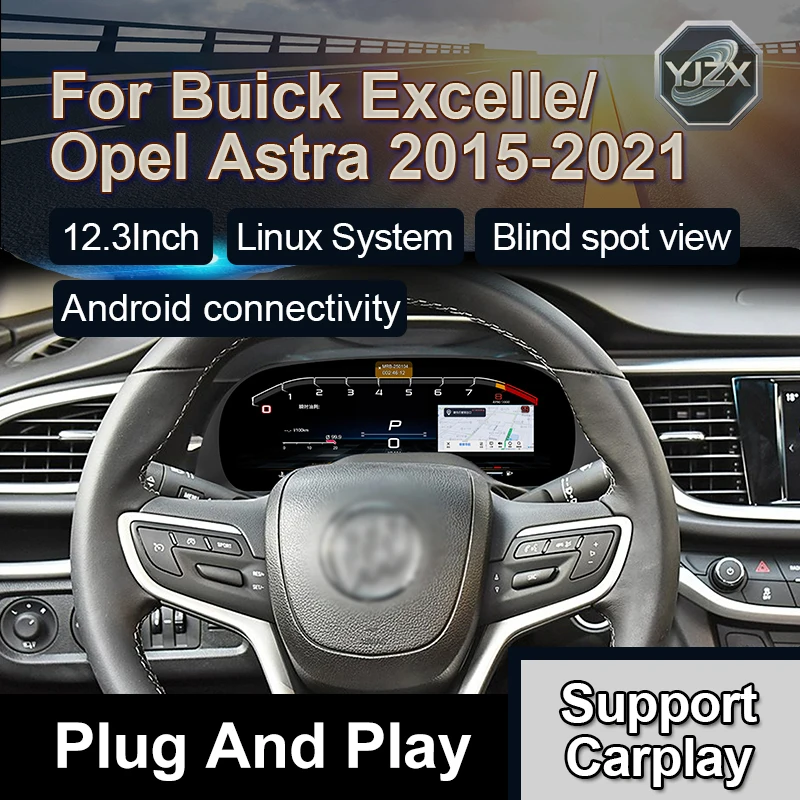 Car accessories 12.3" Digital Speedometer LCD Instrument Cluster with Carplay For Excelle Opel Holden Astra 2015-2021
Car accessories 12.3" Digital Speedometer LCD Instrument Cluster with Carplay For Excelle Opel Holden Astra 2015-2021