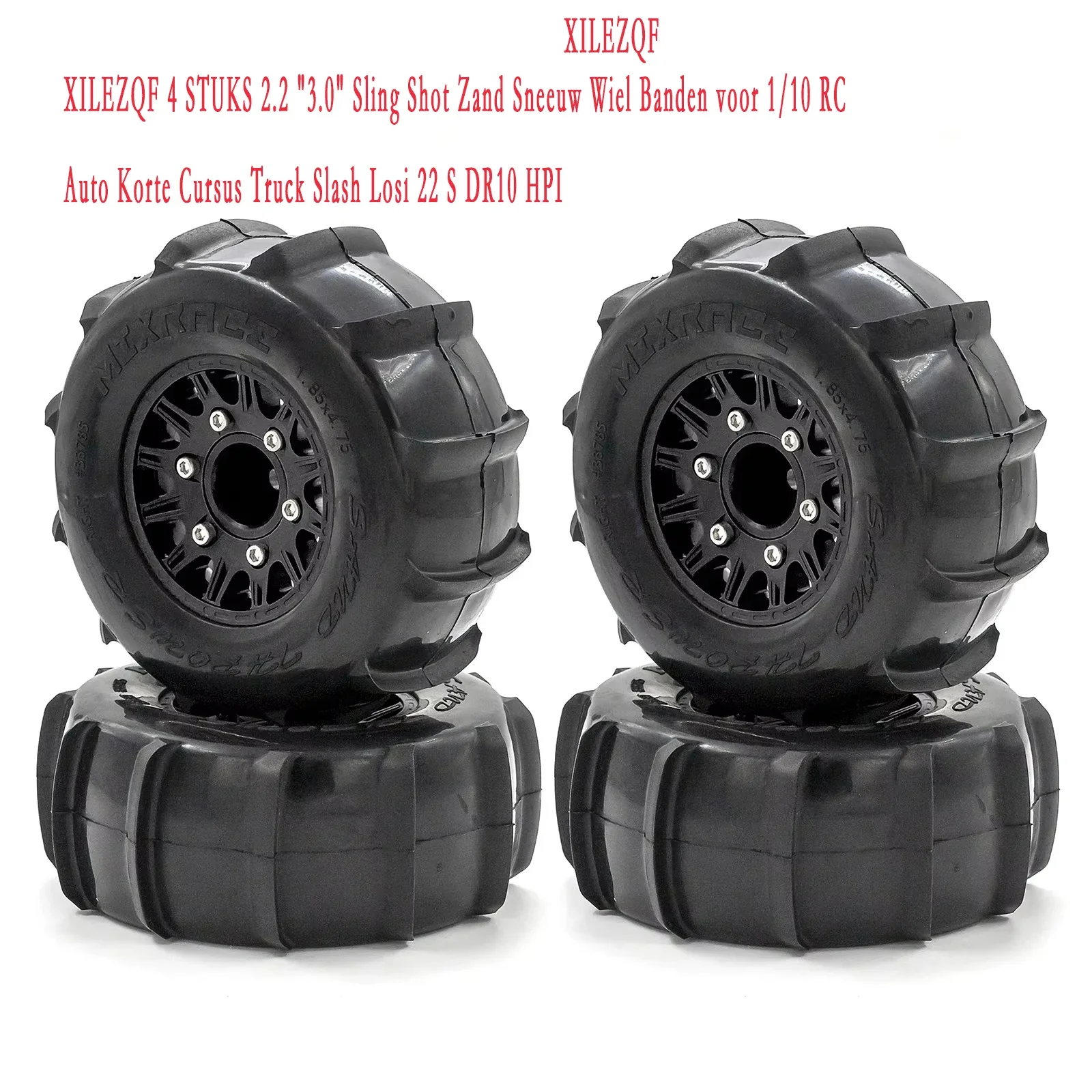 2.2 "3.0" Sling Shot Zand Sneeuw Wiel Banden voor 1/10 RC Auto Korte Cursus Truck Slash Losi 22 S DR10 HPI
2.2 "3.0" Sling Shot Zand Sneeuw Wiel Banden voor 1/10 RC Auto Korte Cursus Truck Slash Losi 22 S DR10 HPI
