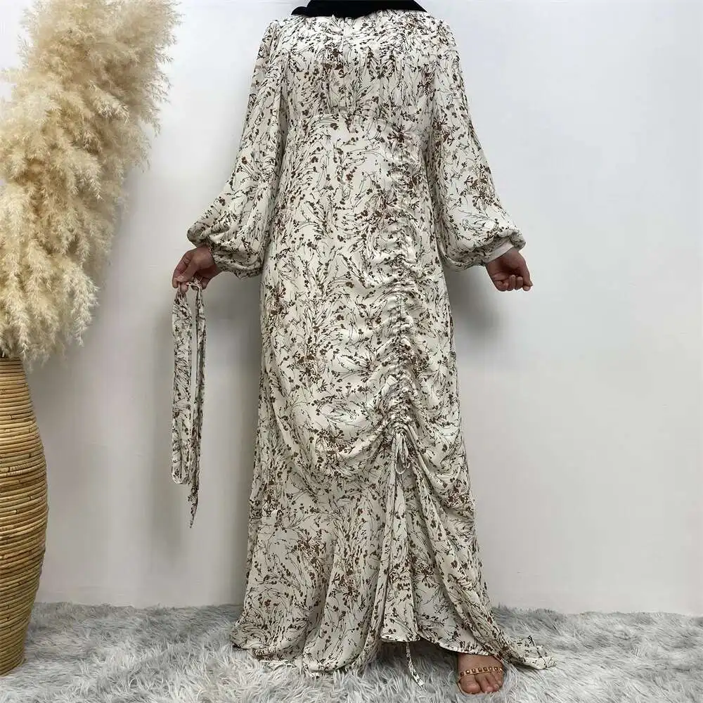 Summer Fashion Muslim Floral Dress Round Neck Elastic Sleeve Holiday Dress 6669 Robe Abaya Ramadan Dubai Luxury Islam Elegant
Summer Fashion Muslim Floral Dress Round Neck Elastic Sleeve Holiday Dress 6669 Robe Abaya Ramadan Dubai Luxury Islam Elegant
