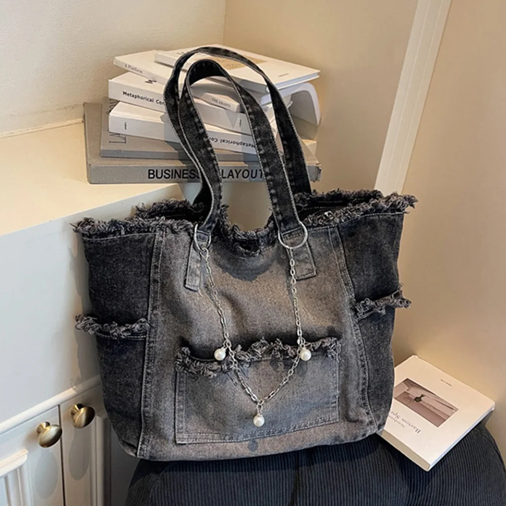 Джинсовая сумка через плечо с градиентом, повседневная эстетичная сумка в стиле ретро, женская джинсовая сумка через плечо под мышками, для кампусного стиля
Джинсовая сумка через плечо с градиентом, повседневная эстетичная сумка в стиле ретро, женская джинсовая сумка через плечо под мышками, для кампусного стиля