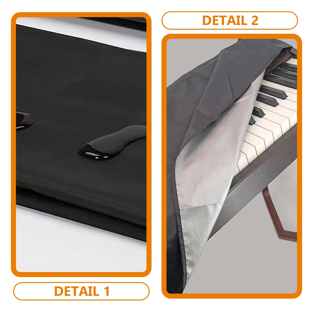 Piano Dust Cover Keyboards Universal Upright Dustproof Protective for Electronic Protector Electric Paino
Piano Dust Cover Keyboards Universal Upright Dustproof Protective for Electronic Protector Electric Paino