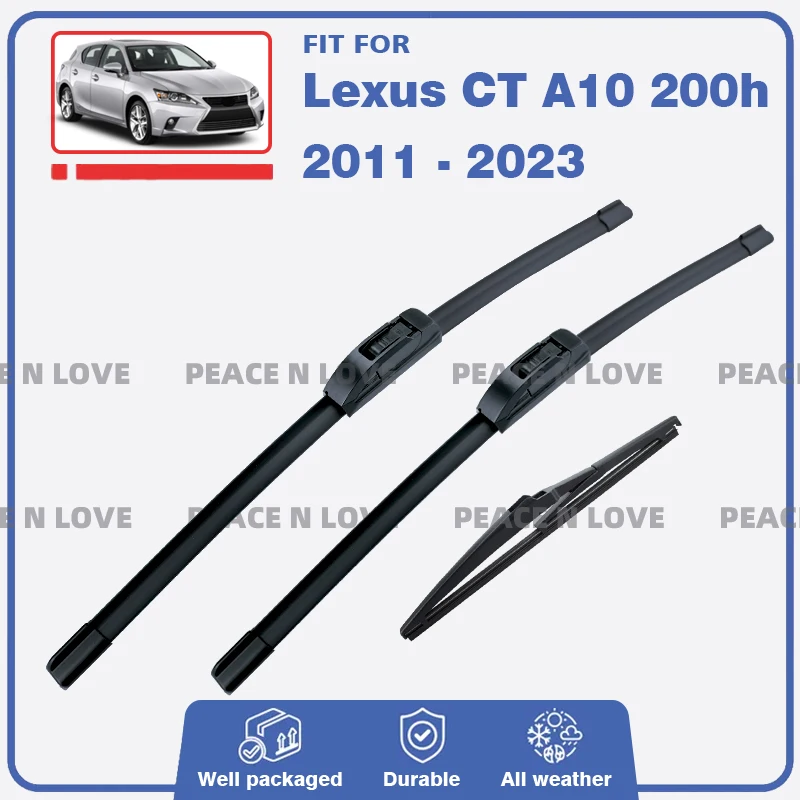 Передние и задние щетки стеклоочистителя для Lexus CT A10 200h 2011-2023 резиновые щетки для лобового стекла, автомобильные аксессуары, запасные части
Передние и задние щетки стеклоочистителя для Lexus CT A10 200h 2011-2023 резиновые щетки для лобового стекла, автомобильные аксессуары, запасные части