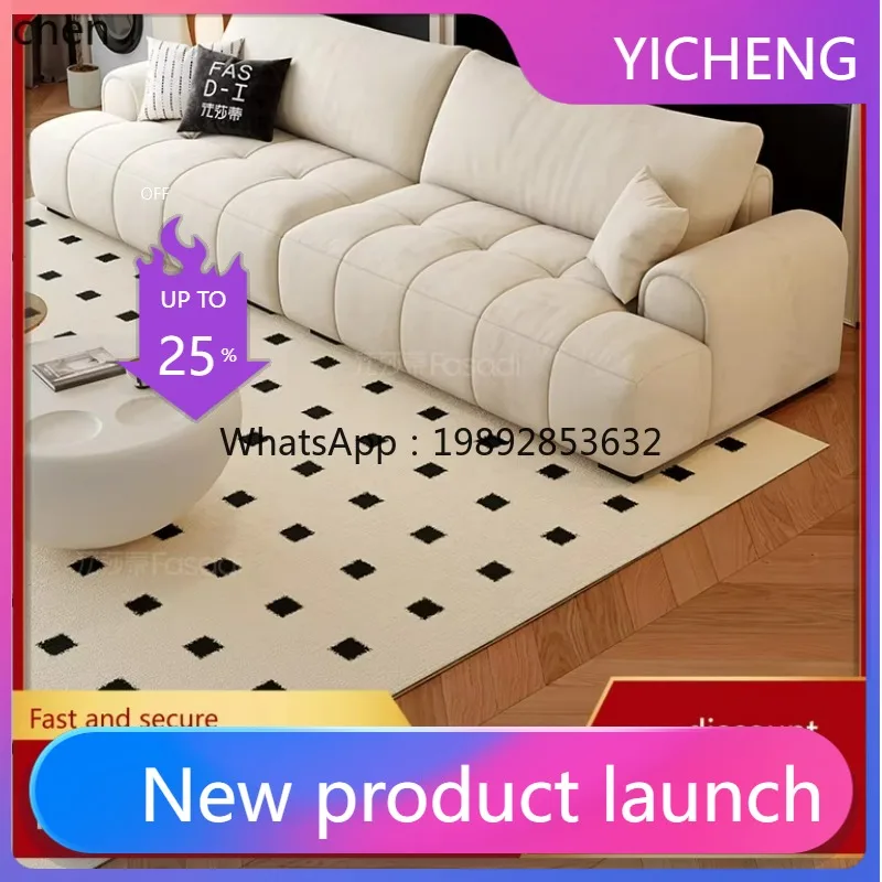 LYY Cotton Candy Fabric Sofa Cream Style Living Room Piano Key Sofa
LYY Cotton Candy Fabric Sofa Cream Style Living Room Piano Key Sofa