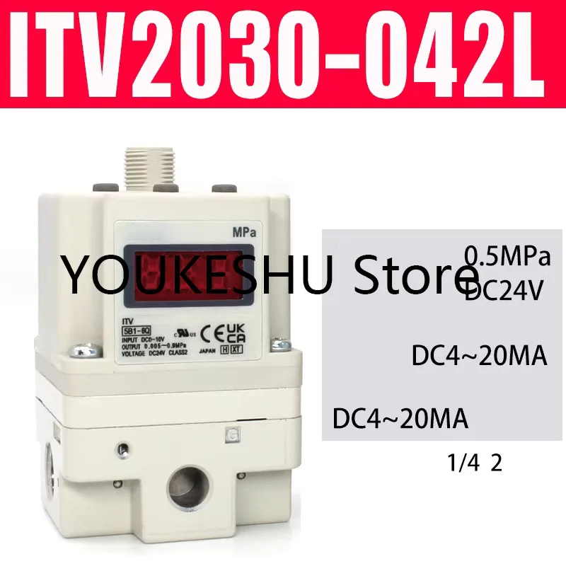 New original electrical proportional valve ITV2030-042L with data cable
New original electrical proportional valve ITV2030-042L with data cable