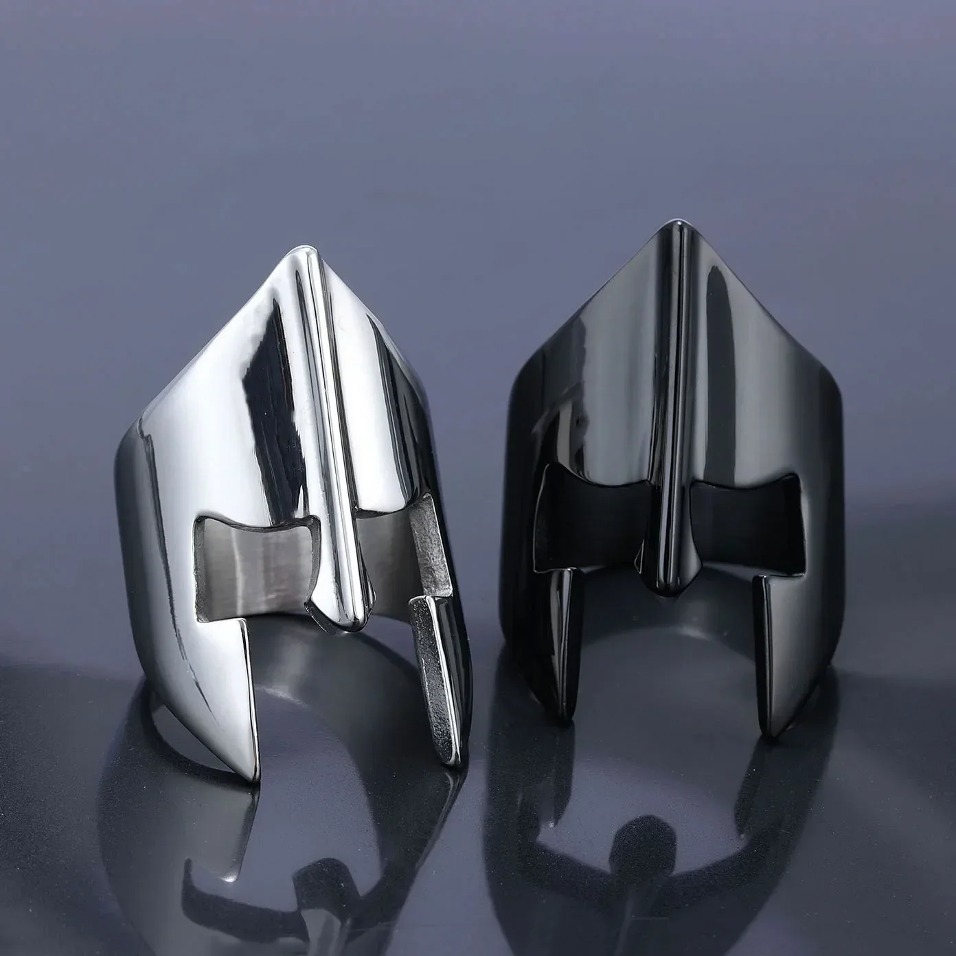 Retro Personality Spartan Mask Stainless Steel Fashionable Men's for Rings Size 7-16
Retro Personality Spartan Mask Stainless Steel Fashionable Men's for Rings Size 7-16