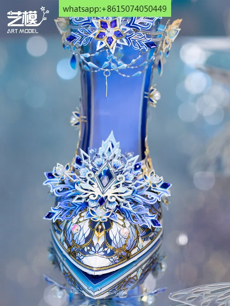 Snow Love Magic Crystal Shoes 3D jigsaw puzzle metal assembly model handmade diy Elsa Funingna
Snow Love Magic Crystal Shoes 3D jigsaw puzzle metal assembly model handmade diy Elsa Funingna