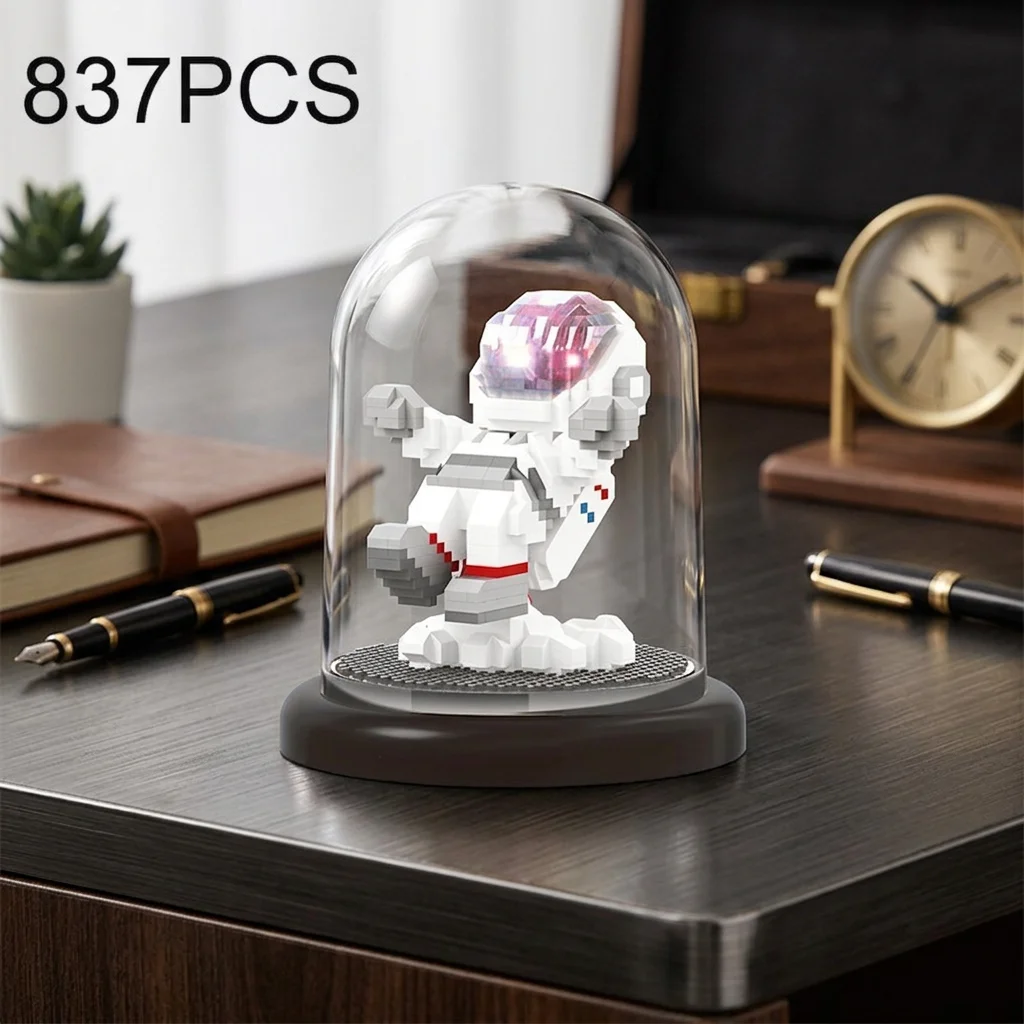 837PCS Astronaut Assembly Building Blocks Floating Space Man Mini Bricks Toys Set With Dust Cover And Light Teenagers'Idea Gifts
837PCS Astronaut Assembly Building Blocks Floating Space Man Mini Bricks Toys Set With Dust Cover And Light Teenagers'Idea Gifts