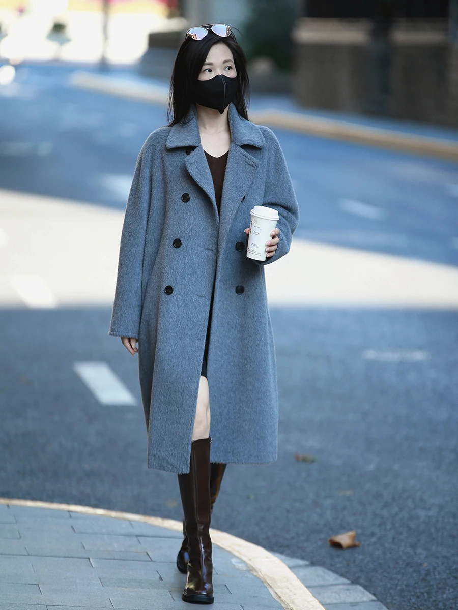 Осенне-зимнее утепленное пальто из верблюжьей шерсти и шерсти альпаки, свободного кроя, средней длины, женское модное шерстяное пальто в парижском стиле
Осенне-зимнее утепленное пальто из верблюжьей шерсти и шерсти альпаки, свободного кроя, средней длины, женское модное шерстяное пальто в парижском стиле