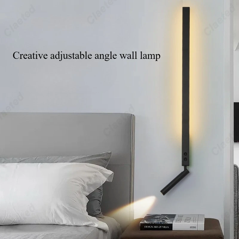 Modern and Simple New LED Line Wall Lamp Living Room Background Wall Corridor Study Bedroom Bedside Reading Lighting
Modern and Simple New LED Line Wall Lamp Living Room Background Wall Corridor Study Bedroom Bedside Reading Lighting
