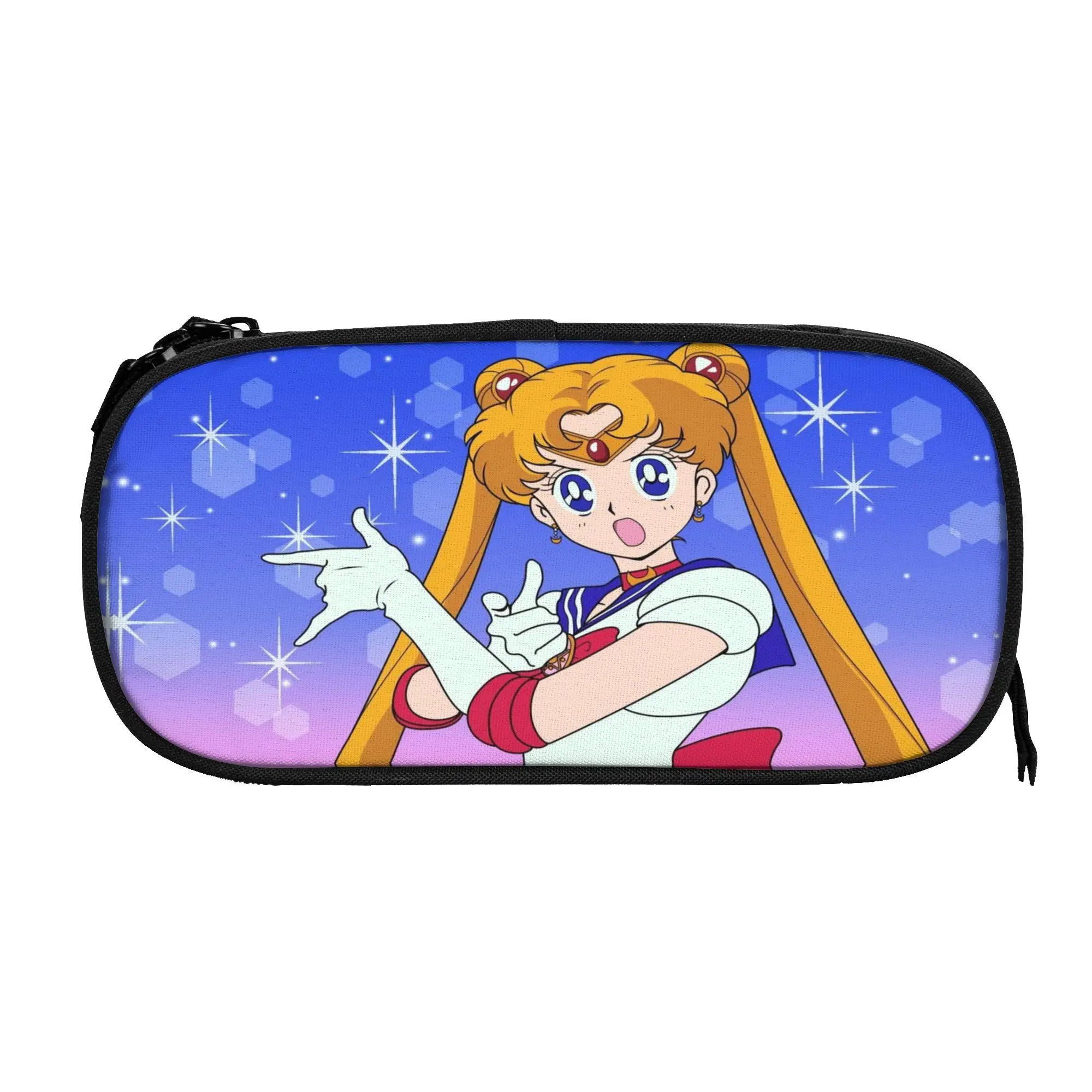 Large Capacity Pencil Pouch Cartoon Moon Sailors Merch Double Layer Pencilcase Women Make Up Bag Amazing Gift
Large Capacity Pencil Pouch Cartoon Moon Sailors Merch Double Layer Pencilcase Women Make Up Bag Amazing Gift