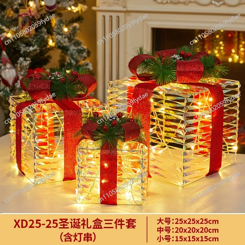 Светящаяся подарочная коробка XD25-25, светящиеся рождественские украшения для окон в виде оленей
Светящаяся подарочная коробка XD25-25, светящиеся рождественские украшения для окон в виде оленей