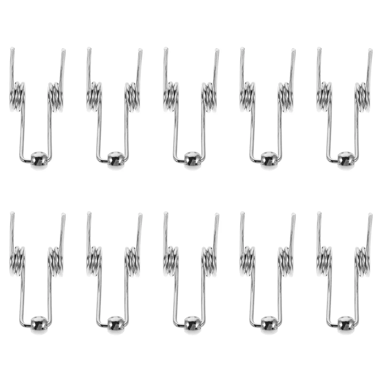 10pcs Heavy Duty Metal Torsion Springs Replacement Parts For Hair Curling Tools Durable High Temp Wear Resistant Diy Styling 
10pcs Heavy Duty Metal Torsion Springs Replacement Parts For Hair Curling Tools Durable High Temp Wear Resistant Diy Styling