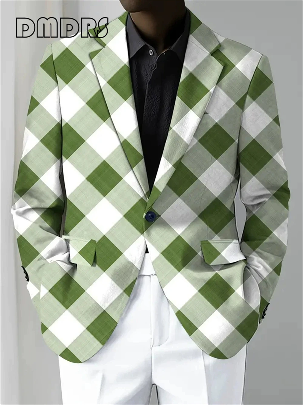 2025 New Plaid Mens Suit Jacket One Button Casual Fashion Suit Blazer Digital Printed Chic Party Jackets Plus Size
2025 New Plaid Mens Suit Jacket One Button Casual Fashion Suit Blazer Digital Printed Chic Party Jackets Plus Size