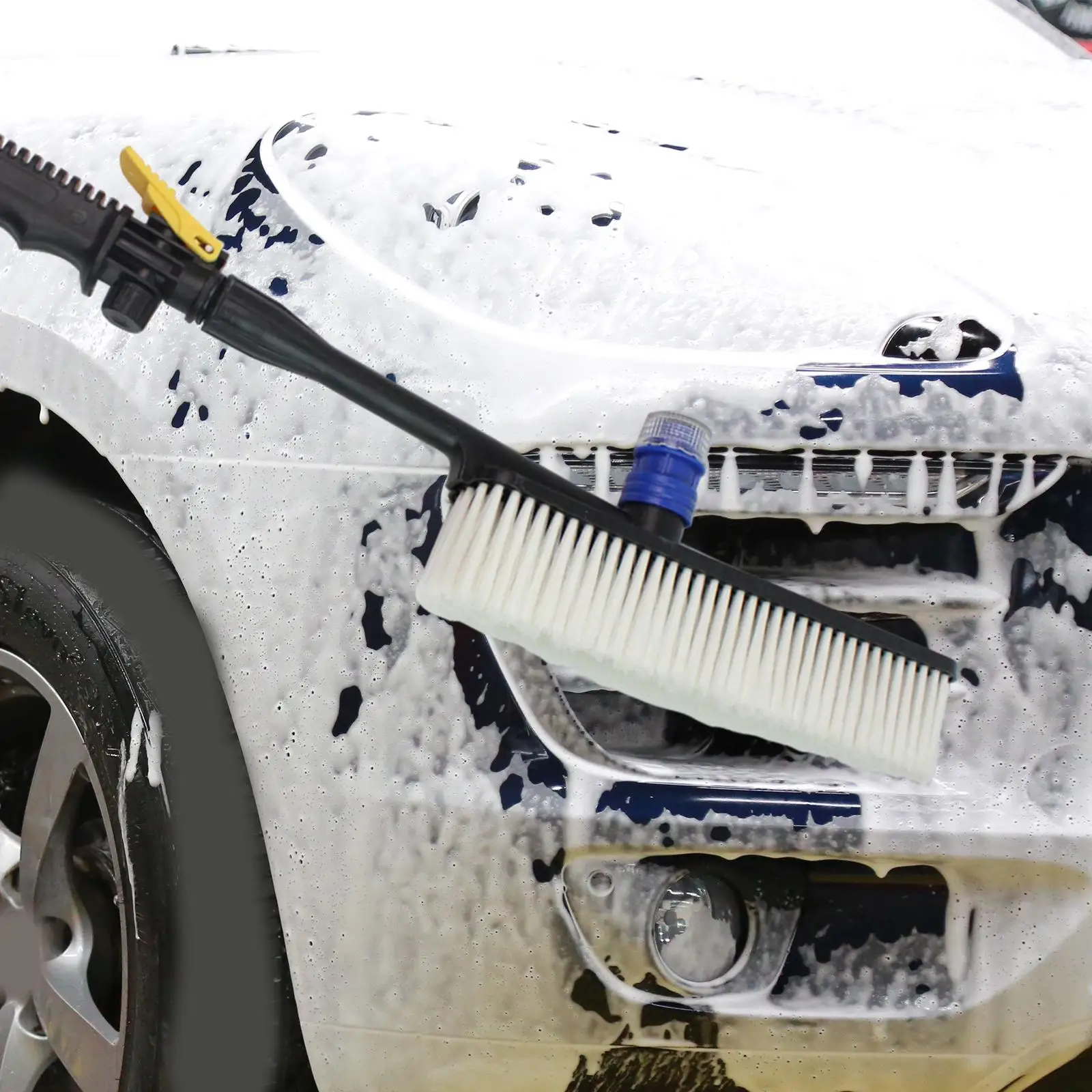 Car Wash Brush with Cleaning Liquid with Handle Microfiber Duster Cleaner Soft Bristles Detail Brush Tool for Motorcycle & Boat
Car Wash Brush with Cleaning Liquid with Handle Microfiber Duster Cleaner Soft Bristles Detail Brush Tool for Motorcycle & Boat