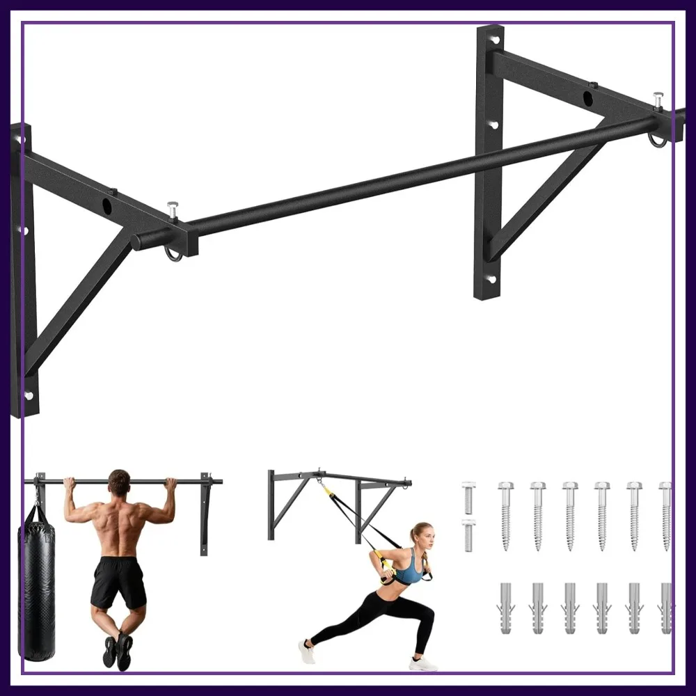 Wall Mounted Pull Up Bar, Chin Up Bar, Strength Training for Home Gym
Wall Mounted Pull Up Bar, Chin Up Bar, Strength Training for Home Gym