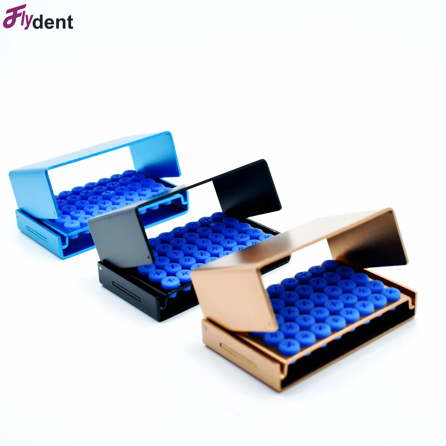 40Holes Dental Bur Holder Autoclavable Aluminium Box FG RA Burs Disinfection Dentistry Instrument
40Holes Dental Bur Holder Autoclavable Aluminium Box FG RA Burs Disinfection Dentistry Instrument