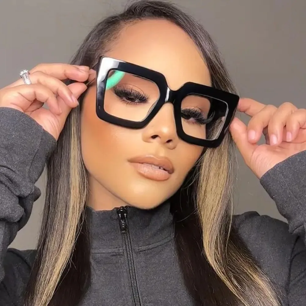 Retro Anti-Blue Light Glasses Oversized Frame Korean Style Ins Square Eyeglasses Lightweight Transparent Plain Glasses Computer
Retro Anti-Blue Light Glasses Oversized Frame Korean Style Ins Square Eyeglasses Lightweight Transparent Plain Glasses Computer