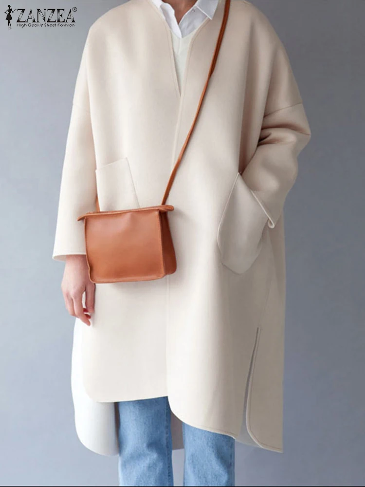 ZANZEA Fashion Open Front Coats 2023 Winter Korean Women Long Sleeve Jackets Casual Loose Solid Pocket Warm Outerwear Oversized
ZANZEA Fashion Open Front Coats 2023 Winter Korean Women Long Sleeve Jackets Casual Loose Solid Pocket Warm Outerwear Oversized