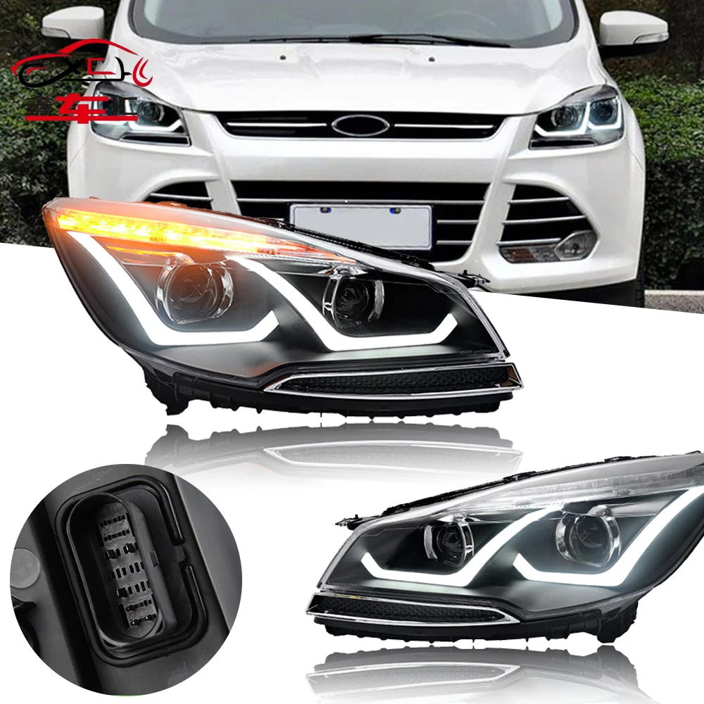 XCH Headlight For Ford Kuga LED Headlights 2014-2016 Escape Head Lamp Car Styling DRL Signal Projector Lens Automotive Accessory
XCH Headlight For Ford Kuga LED Headlights 2014-2016 Escape Head Lamp Car Styling DRL Signal Projector Lens Automotive Accessory