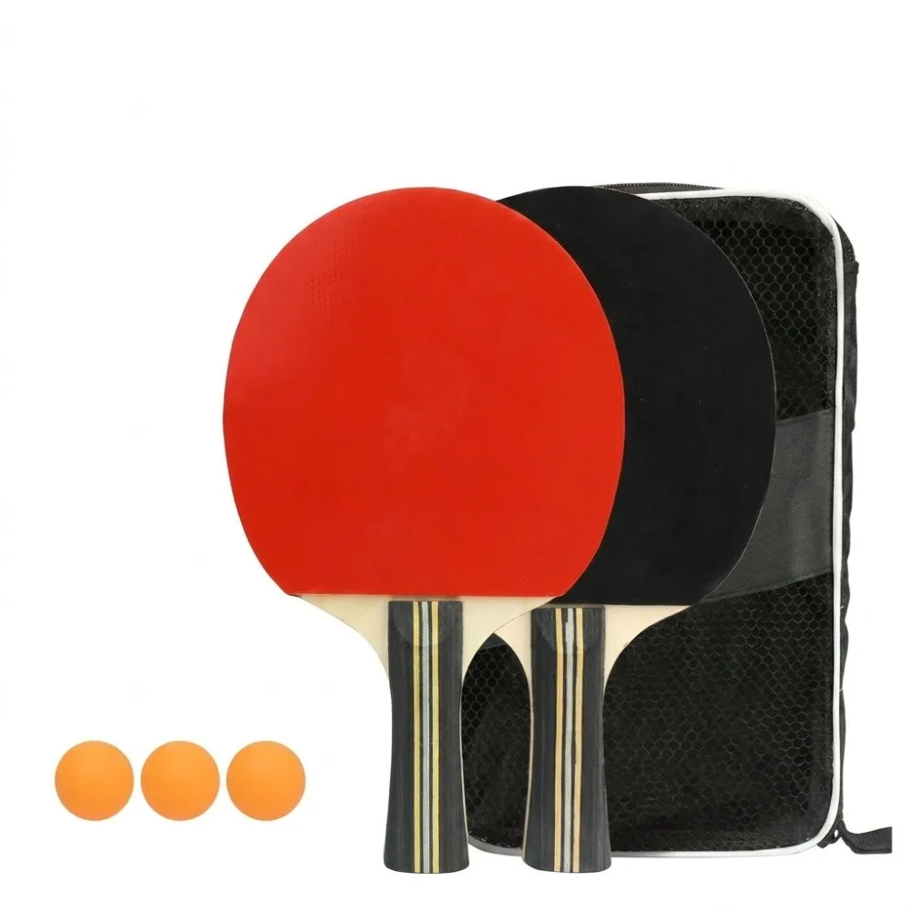 Table Tennis Racket Set for Beginners with 7-Ply Poplar Core Anti-Slip Grip Double-Sided Inverted Rubber Layer
Table Tennis Racket Set for Beginners with 7-Ply Poplar Core Anti-Slip Grip Double-Sided Inverted Rubber Layer