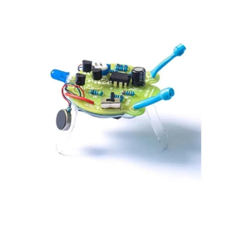 Photosensitive firefly mobile robot DIY welding kit tail breathing light
Photosensitive firefly mobile robot DIY welding kit tail breathing light