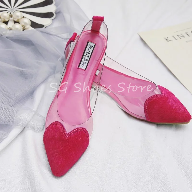 Fashion Heart Pointed Toe Women Flats Mixed Color Shallow Slip-On Low Heel Pumps Summer Leisure Sandals Ladies Soft Bottom Shoes
Fashion Heart Pointed Toe Women Flats Mixed Color Shallow Slip-On Low Heel Pumps Summer Leisure Sandals Ladies Soft Bottom Shoes