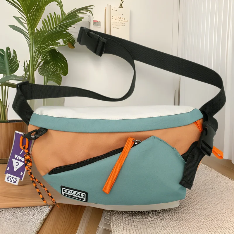 Men's high-end chest bag niche national trend sports shoulder bag men's versatile waist bag student crossbody bag women
Men's high-end chest bag niche national trend sports shoulder bag men's versatile waist bag student crossbody bag women