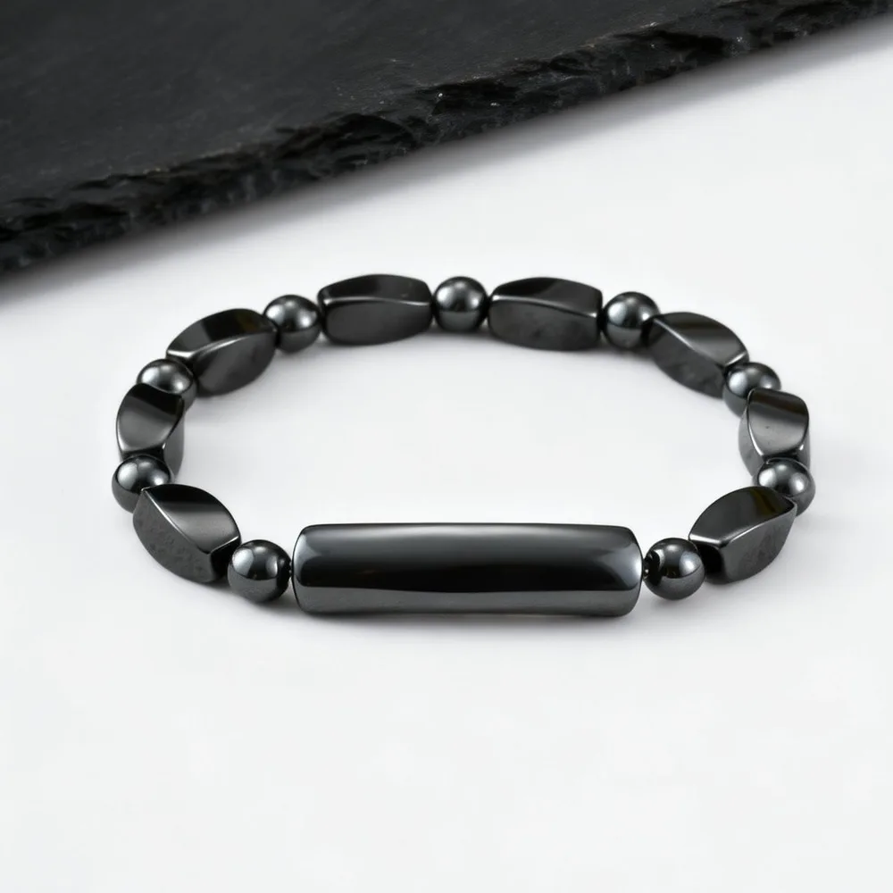 Hematite Elastic Bracelet for Men Boys,Black Irregular Geometric Bead Bracelet,Yoga Healing Jewelry
Hematite Elastic Bracelet for Men Boys,Black Irregular Geometric Bead Bracelet,Yoga Healing Jewelry
