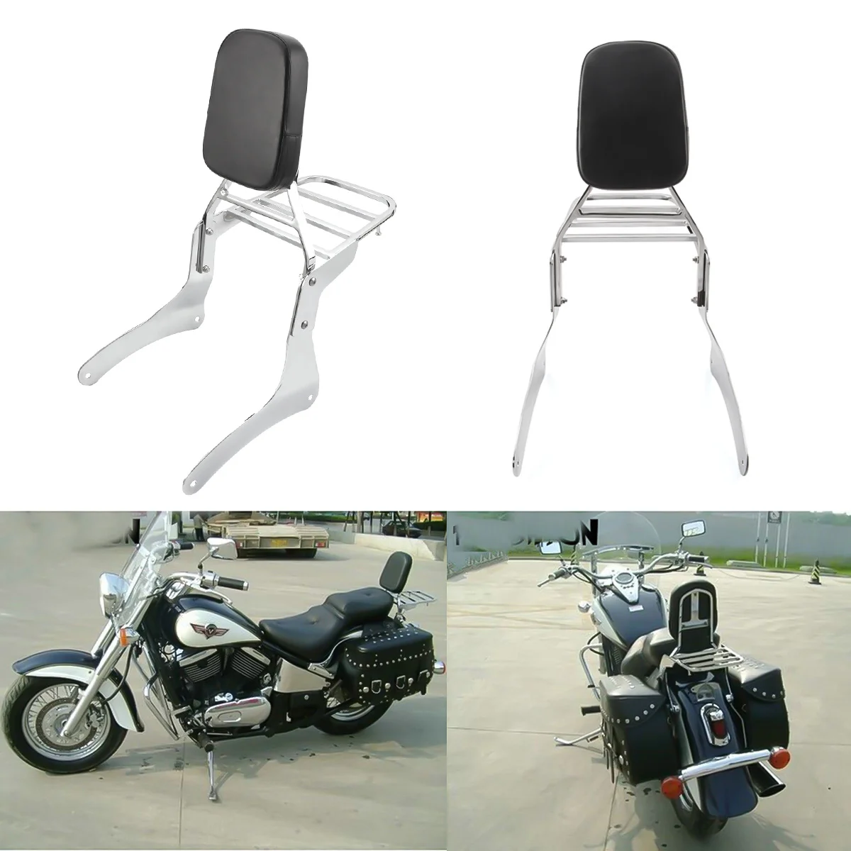Съемная багажная стойка для мотоцикла со съемной пассажирской спинкой для Kawasaki Vulcan VN 900 VN900 Custom Classic 1996-2023
Съемная багажная стойка для мотоцикла со съемной пассажирской спинкой для Kawasaki Vulcan VN 900 VN900 Custom Classic 1996-2023